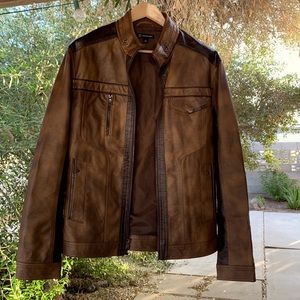 Brown Pleather Jacket